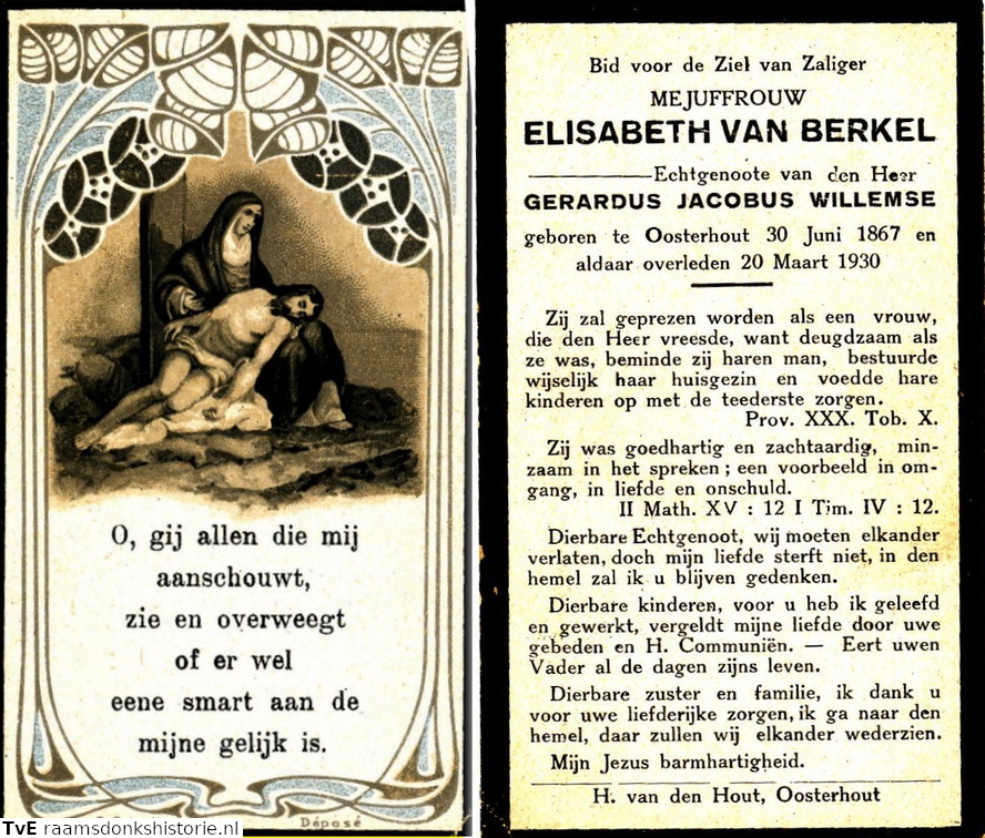Elisabeth van Berkel Gerardus Jacobus Willemse