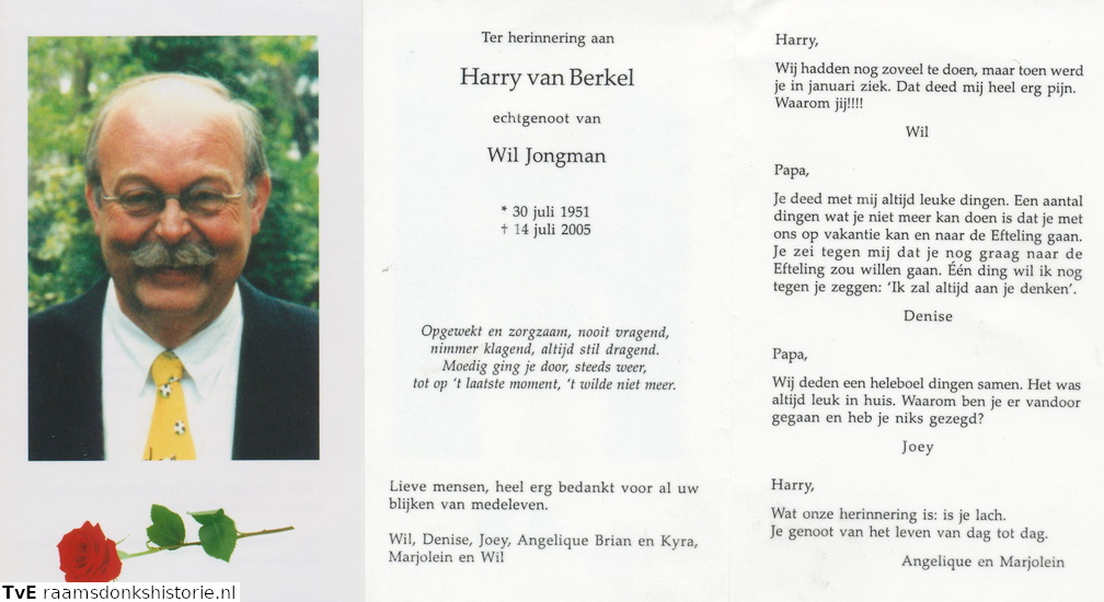 Harry van Berkel Wil Jongman
