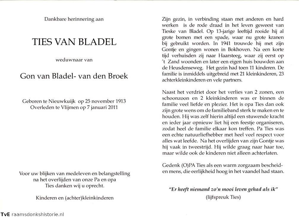 Ties van Bladel Gon van den Broek
