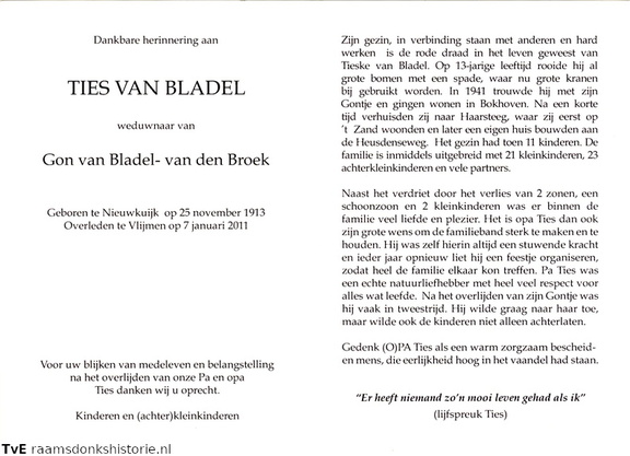 Ties van Bladel Gon van den Broek