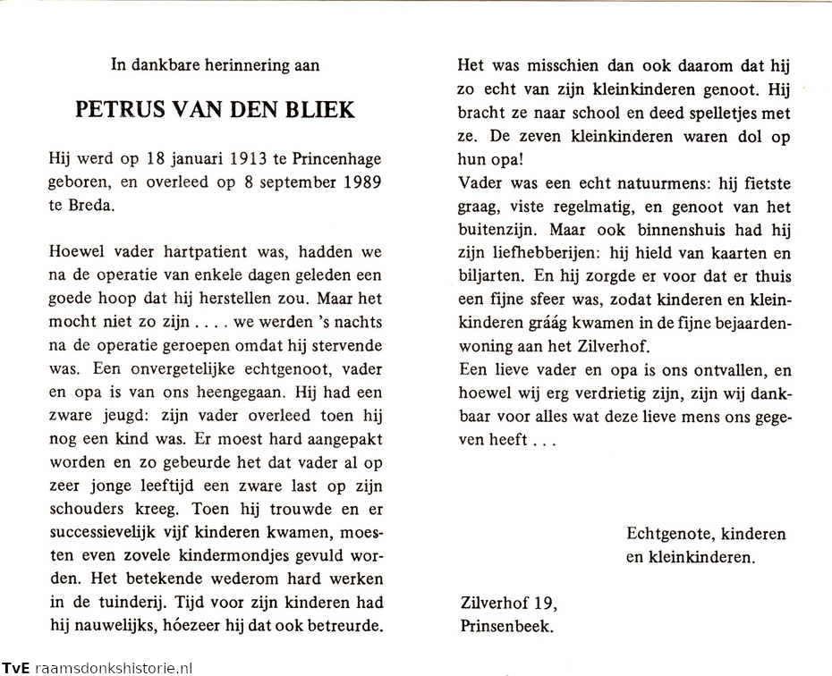 Petrus van den Bliek