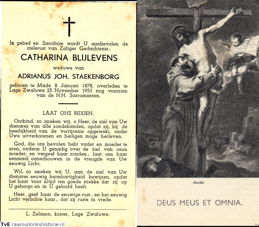 Catharina Blijlevens Adrianus Johannes Staekenborg