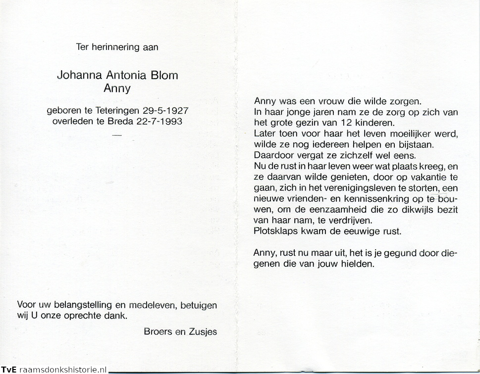Johanna Antonia Blom
