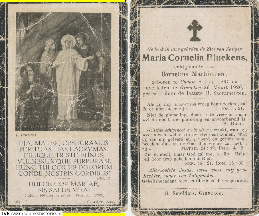 Maria Cornelia Bluekens Cornelius Machielsen