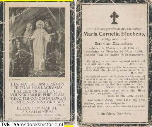 Maria Cornelia Bluekens Cornelius Machielsen