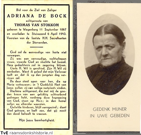 Adriana de Bock Thomas van Stokkom