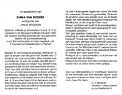 Emma van Boekel Janus Broeken