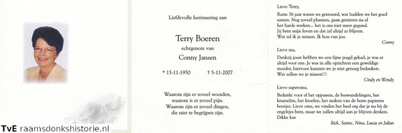 Terry Boeren Conny Jansen