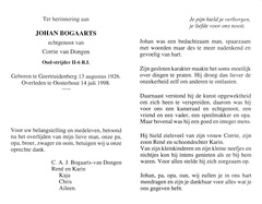 Johan Bogaarts Corrie van Dongen