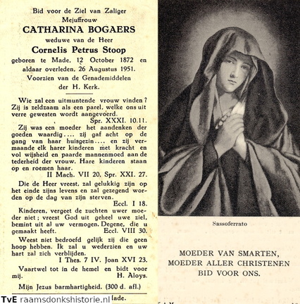Catharina Bogaers Cornelis Petrus Stoop