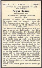Petrus Bogers Wilhelmina Helena Cornelia van der Rijt