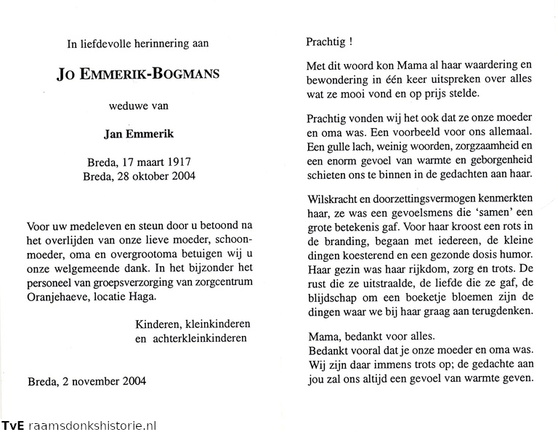 Jo Bogmans Jan Emmerik