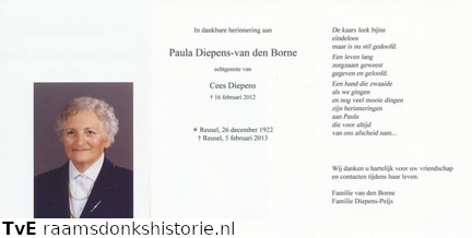 Paula van den Borne Cees Diepens