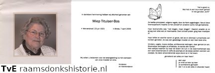 Miep Bos Titulaer