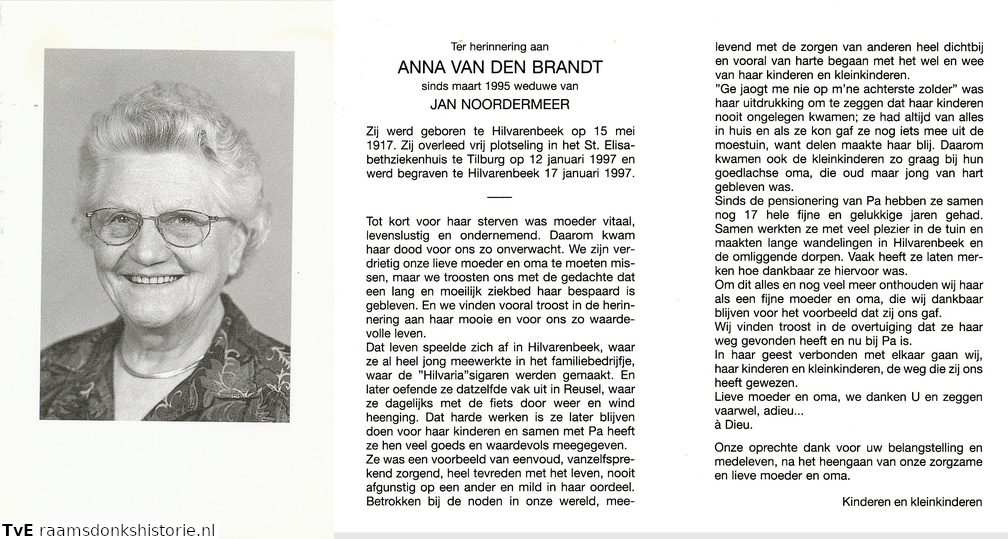 Anna van den Brandt Jan Noordermeer