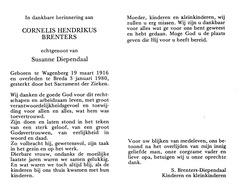 Cornelis Hendrikus Brenters Susanne Diependaal