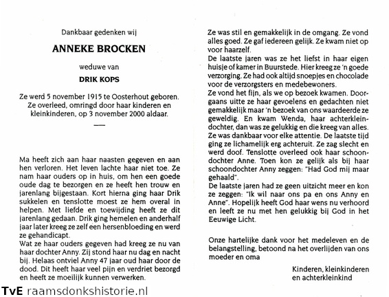 Anneke Brocken Drik Kops