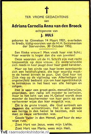 Adriana Cornelia Anna van den Broeck J. Huls