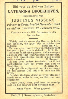 Catharina Broekhoven Justinus Vissers