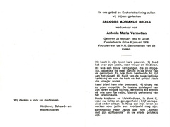 Jacobus Adrianus Broks Antonia Maria Vermetten