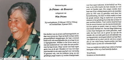 Jo de Brouwer Wim Priems