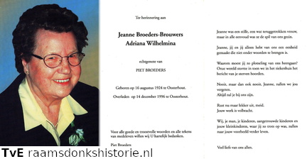 Adriana Wilhelmina Brouwers Piet Broeders