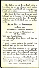 Anna Maria Brouwers Wilhelmus Antonius Oomen