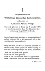 Wilhelmus Leonardus Buchrnhornen Catharina Adriana Voogt
