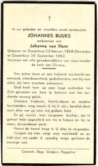 Johannes Buijks Johanna van Ham