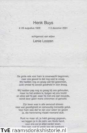 Henk Buys Lenie Loozen