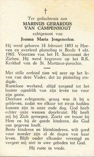 Marinus Gerardus van Campenhout Joanna Maria Jongeneelen