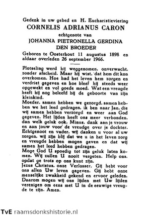 Cornelis Adrianus Caron Johanna Pieternella Gerdina den Broeder