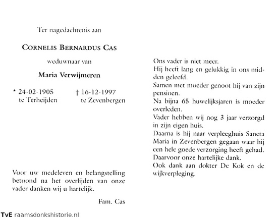 Cornelis Bernardus Cas Maria Verwijmeren