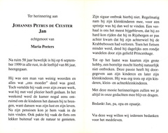 Johannes Petrus de Ceuster Maria Peeters