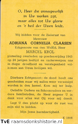 Adriana Cornelia Claasen Marcel Krol
