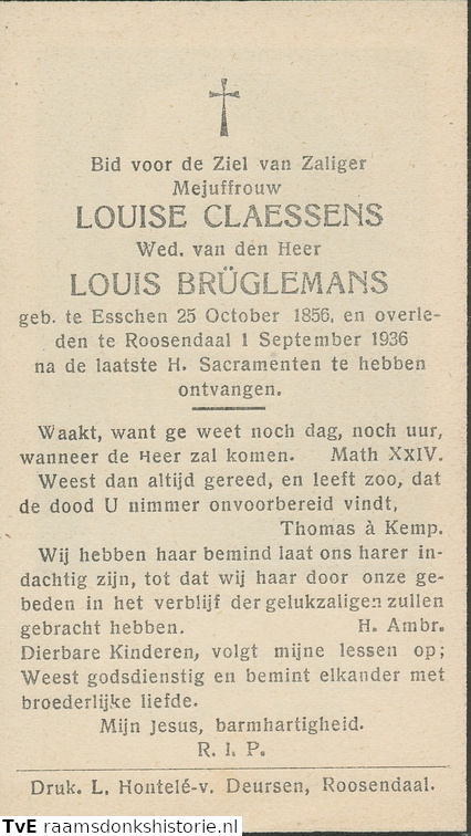 Louise Claessens Louis Brüglemans