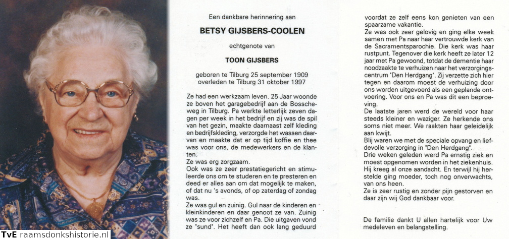 Betsy Coolen Toon Gijsbers