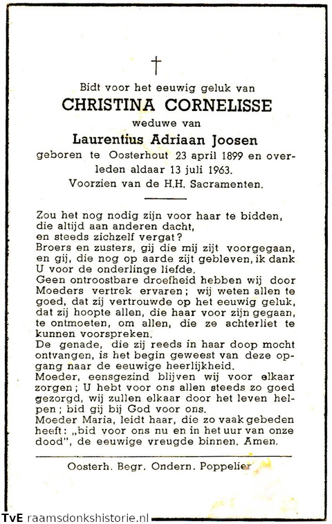 Christina Cornelisse Laurentius Adriaan Joosen