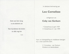 Leo Cornelisse Coby van Gorkum