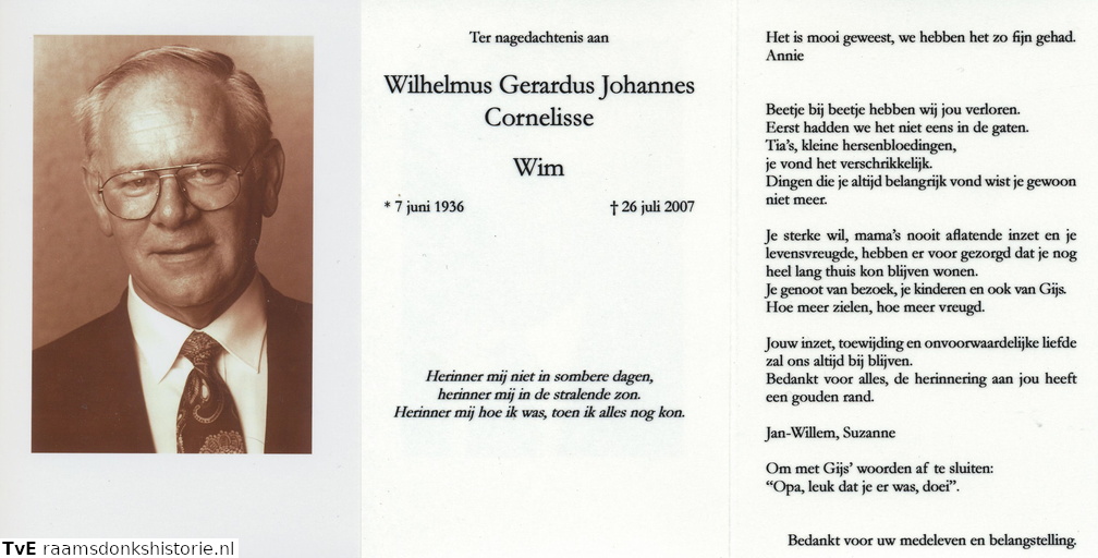 Wilhelmus Gerardus Johannes Cornelisse