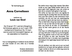 Anna Cornelissen Louis van Gool