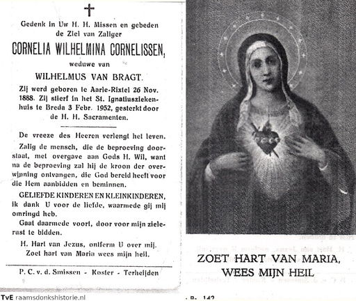 Cornelia Wilhelmina Cornelissen Wilhelmus van Bragt