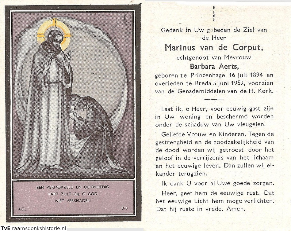 Marinus van de Corput Barbara Aerts