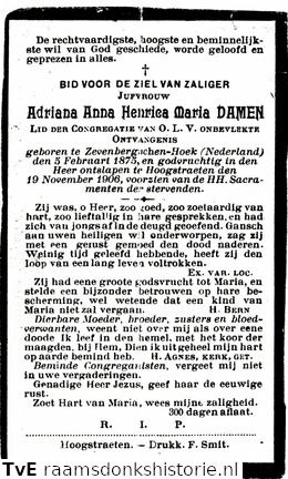Adriana Anna Henrica Maria Damen