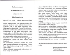 Marcel Deijkers Ria Couweleers
