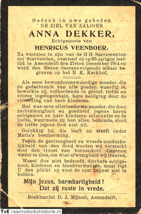 Anna Dekker Henricus Veenboer
