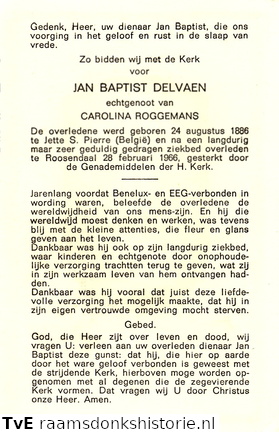 Jan Baptist Delvaen Carolina Roggemans