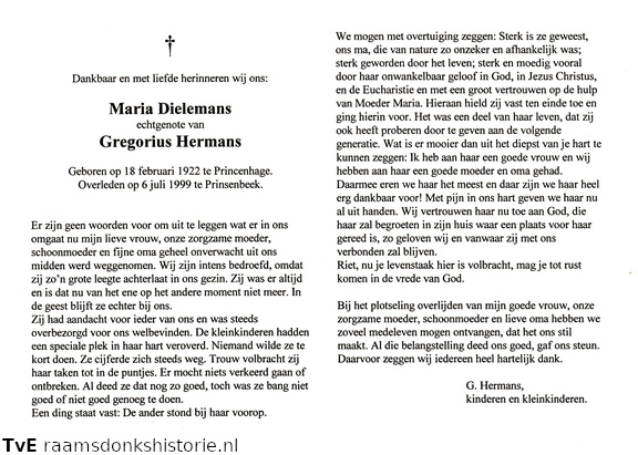 Maria Dielemans Gregorius Hermans