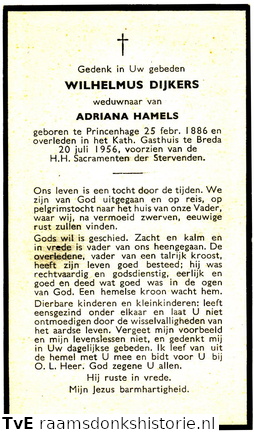 Wilhelmus Dijkers-Adriana Hamels
