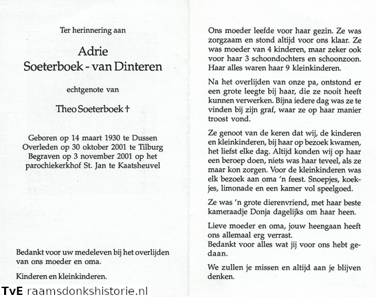 Adrie van Dinteren Theo Soeterboek